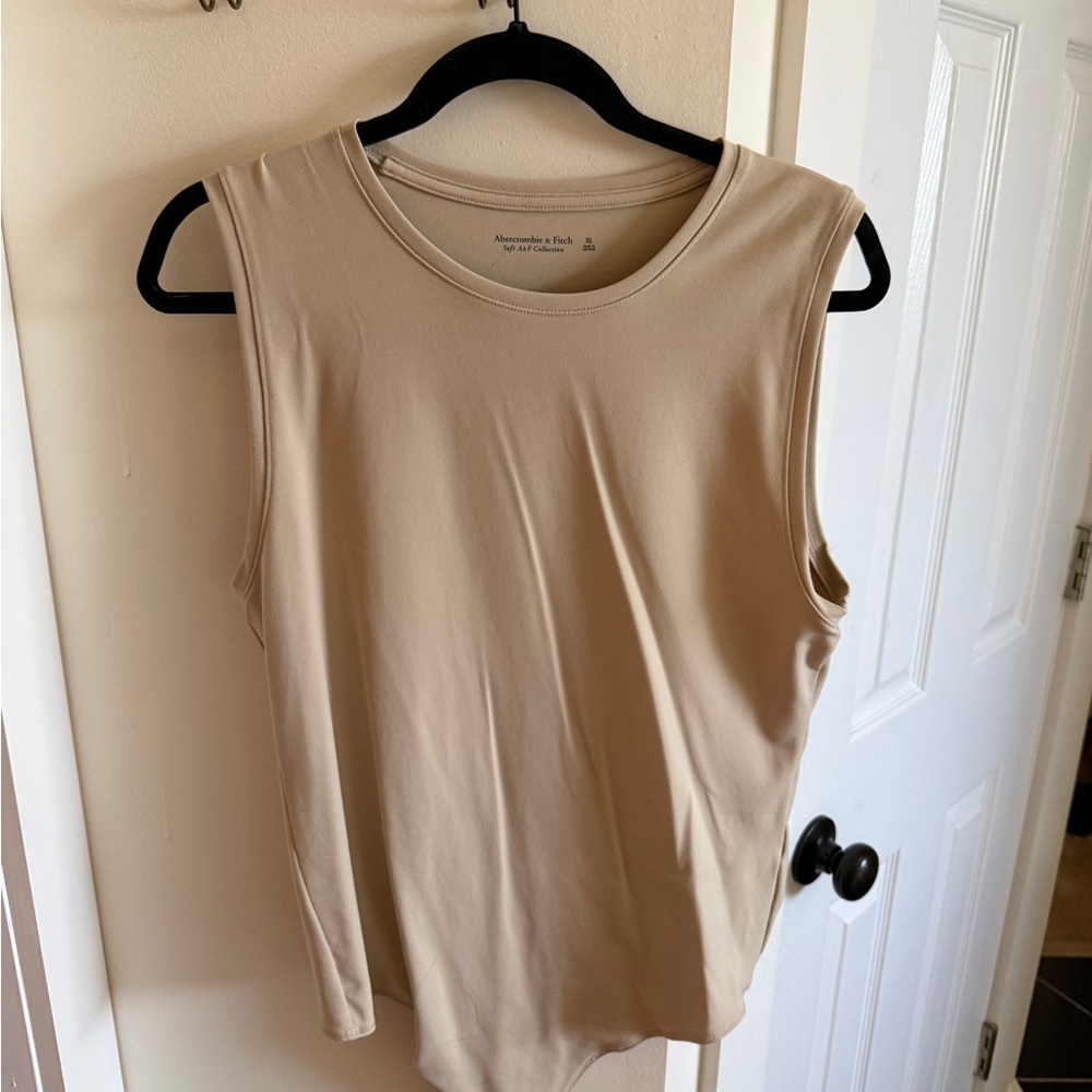 Abercrombie Beige Sleeveless body suit